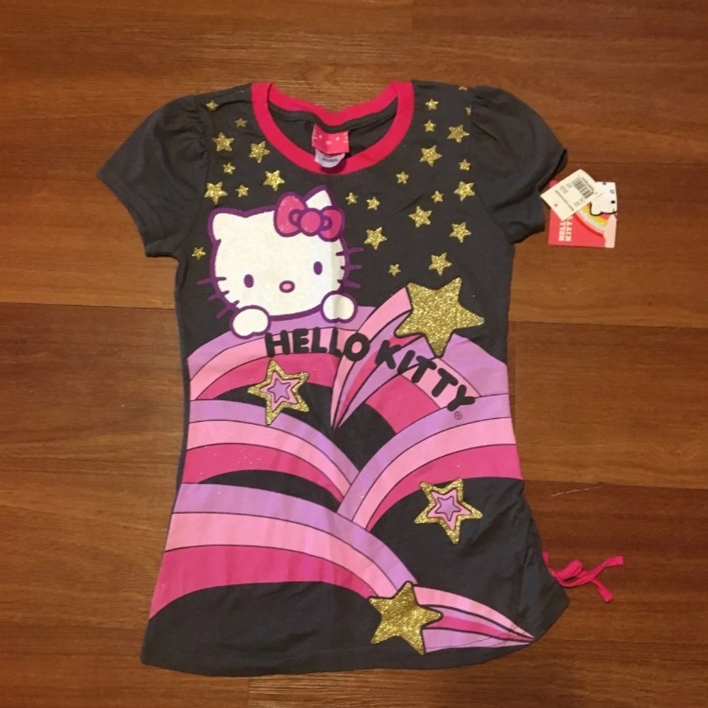 NWT Hello Kitty Glittery Shirt
